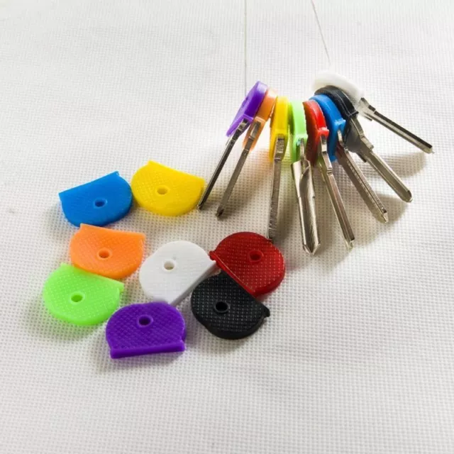 32 pz etichetta tappo chiave ID silicone codifica colore identificatore chiave coperchio misto colDB