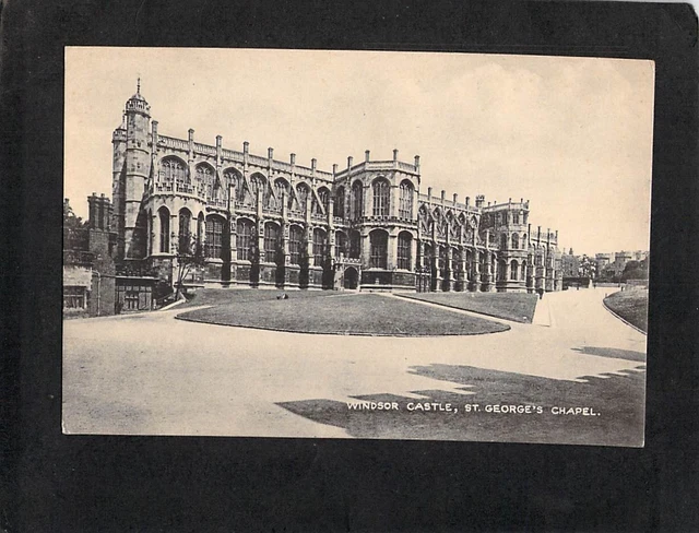 B0935 UK WINDSOR Castle St Georges Chapel vintage postcard $8.43 - PicClick