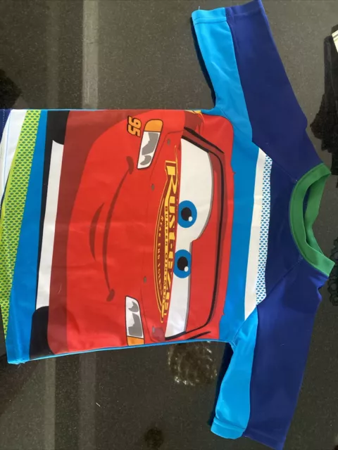 Lightning McQueen Swim Shirt Size 3