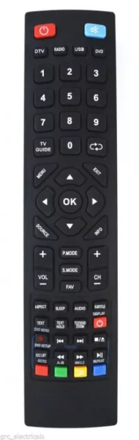 Replacement Remote Control for Technika LCD46-270 46" LCD TV 46/57G-GB-FTCU-UK