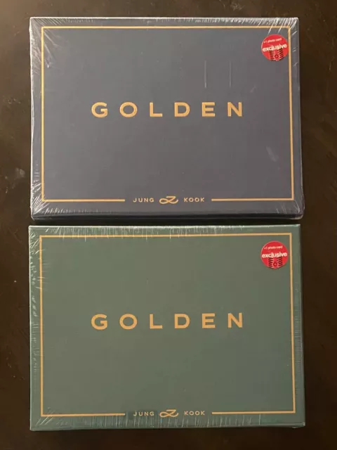 BTS Jung Kook GOLDEN - SUBSTANCE SOLID SHINE Target Exclusive SEALED 2 VERSIONS