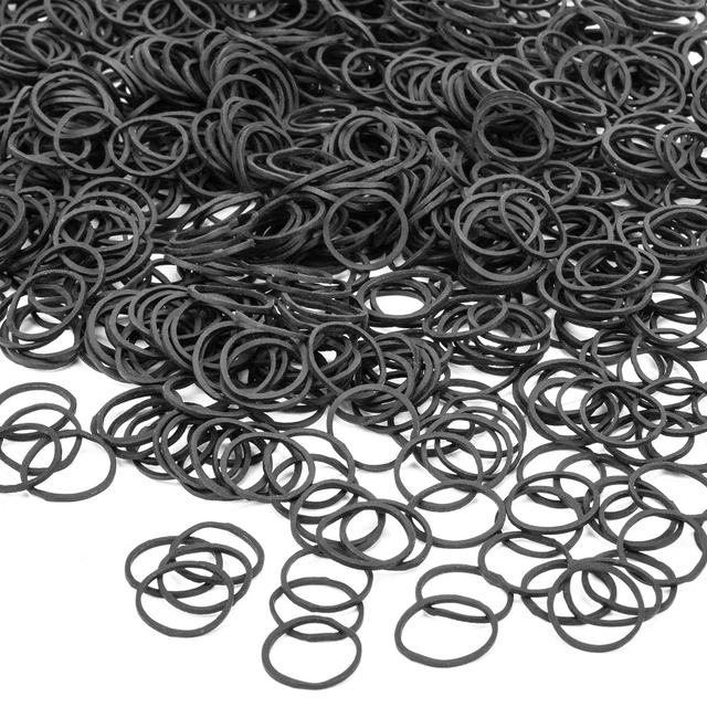 1200 Pack Mini Rubber Bands, Soft Elastic Bands Small Tiny Hair Ties for Toddler