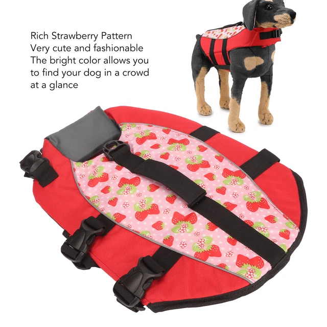Chaleco salvavidas para perros chaqueta flotante ajustable a la moda para navegar