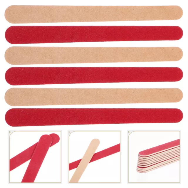 40 Pcs Rouge Papier De Verre Pièces Accessoires D'outils Ponçage Tige