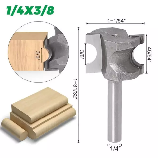 1 stück Halbrunder Seitenschneider Legierung Fräser Holzbearbeitungsfräser