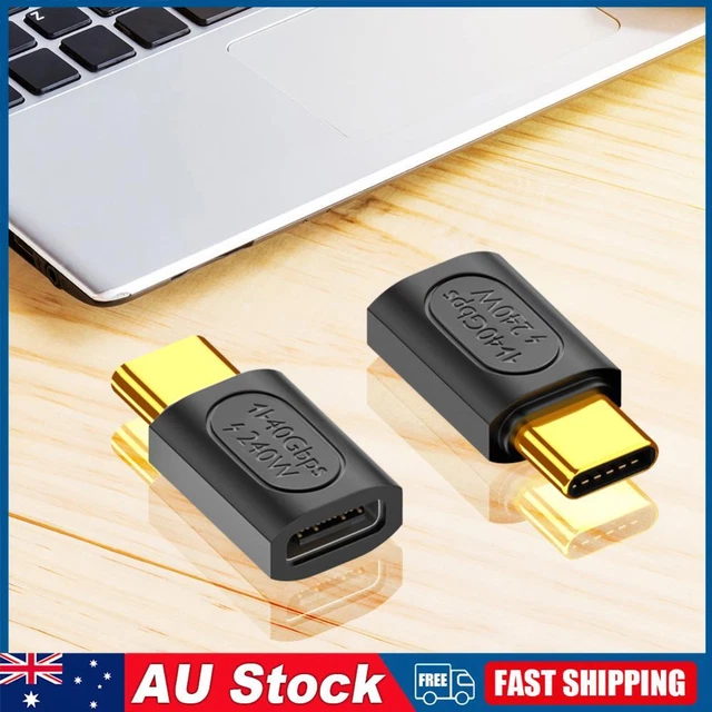 PD240W Mini Adapter HD Video Audio USB C To Type C for Macbook Samsung TV Laptop