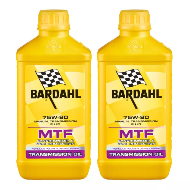 2 LITRI OLIO BARDAHL TRASMISSIONI CAMBIO MANUALE MTF 75W80 API GL-4 Premium 2LT