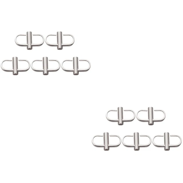 10 Pcs Strap Adjuster Buckle Chain Belt Belt Wallet Slide Buckles Luggage