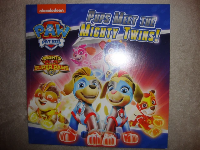 PAW PATROL STORY Book Pups Meet The Mighty Twins! Story Book Brand New ...