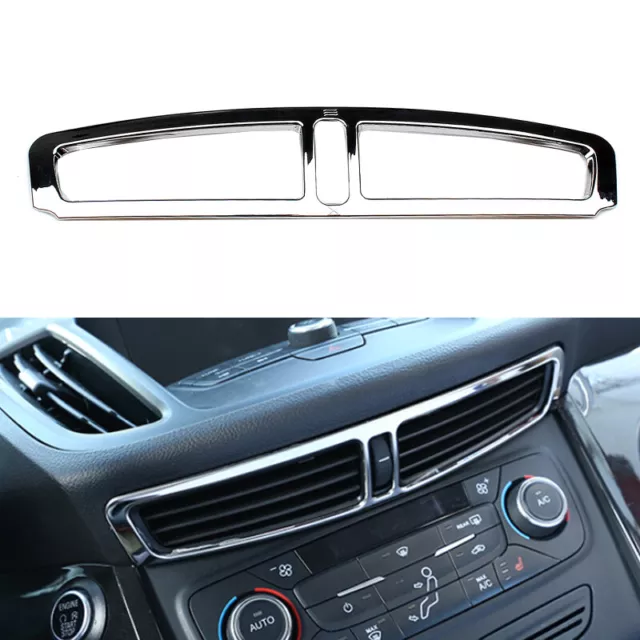 Chrome Front Dashboard Air Vent Cover Trim Bezel Outlet For Ford Kuga 2013-2016
