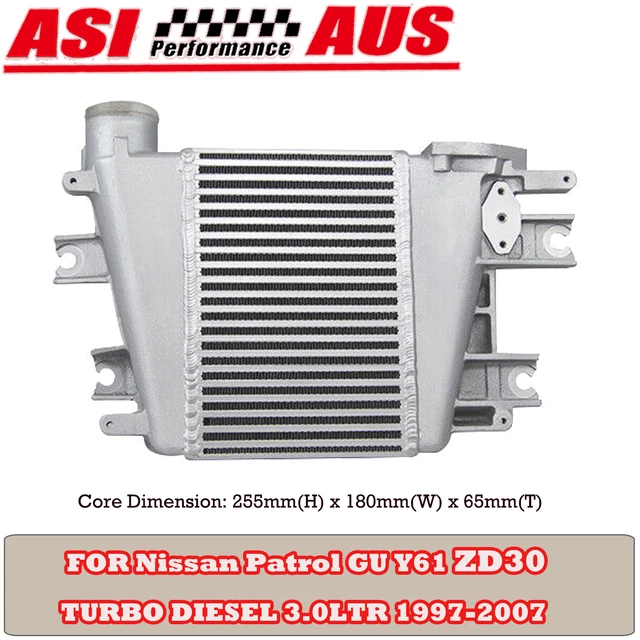 ALUMINIUM INTERCOOLER FOR Nissan Patrol GU Y61 ZD30 3.0L Turbo Diesel
