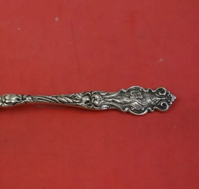 Irian by Wallace Sterling Silver Ice Cream Spoon with Design in Bowl 5 5/8" 3