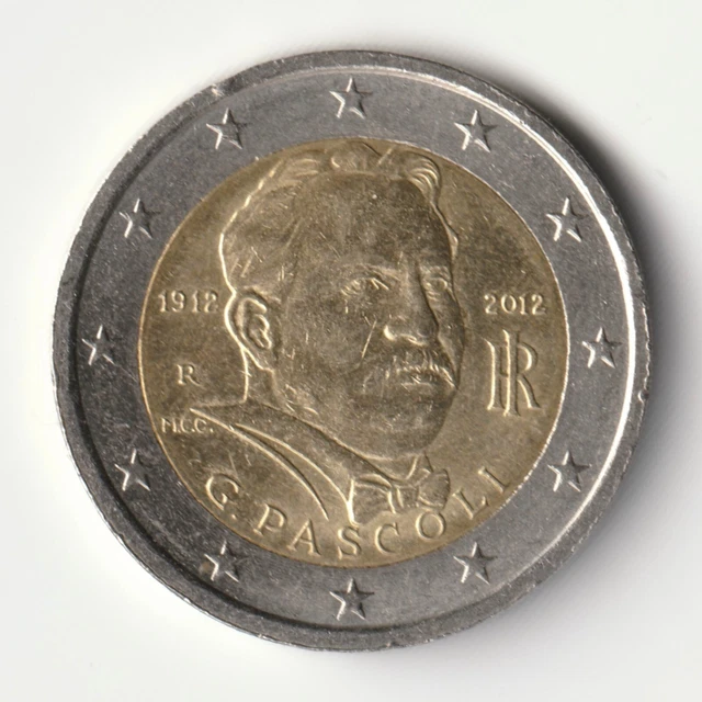 2 EURO Giovanni Pascoli 100 anni