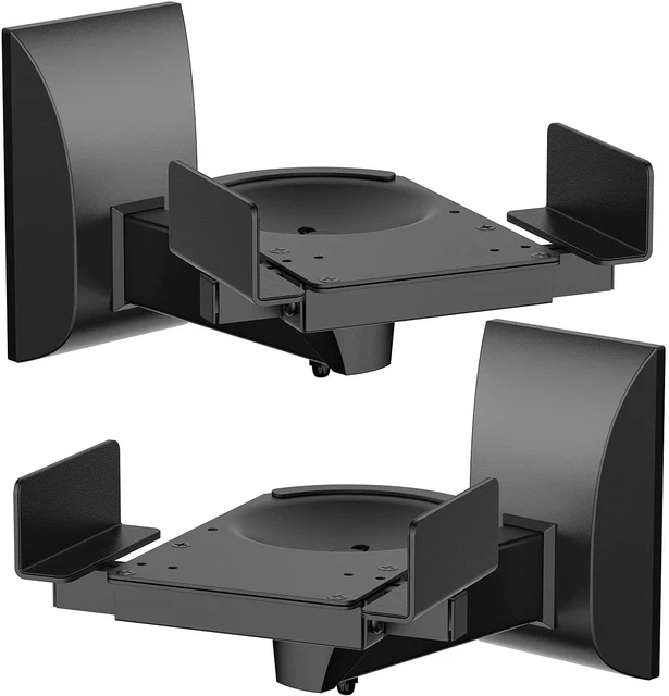DUAL SIDE CLAMPING Bookshelf Speaker Wall Mounting Bracket for Large