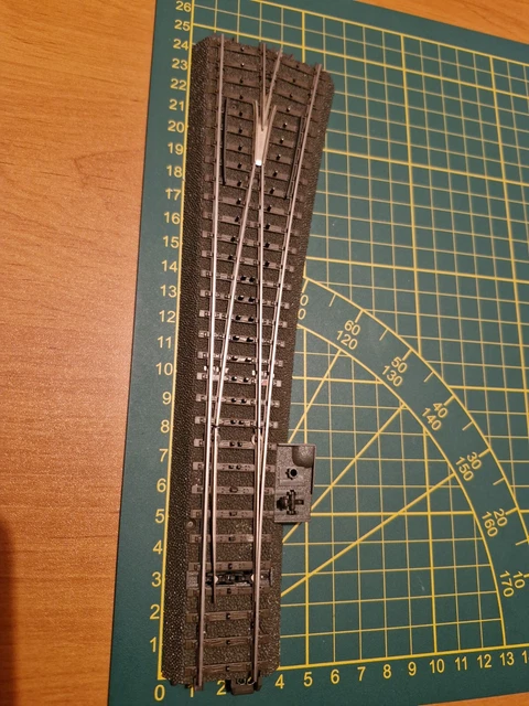 Märklin 24712 Aiguillage Voie C Droite Mince Rayon 1114,6mm - Neuf Pour Réseau Ferroviaire HO 1:87