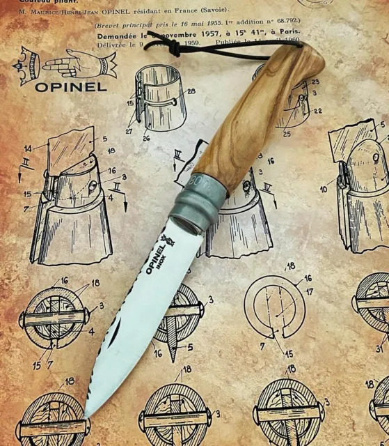 Vitrine 10 couteaux Opinel inox - SD-Equipements