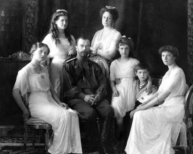 New Last Tsar Of Russia Nicholas Ii & Romanov Family, 1913 8x10 Picture Celebrit