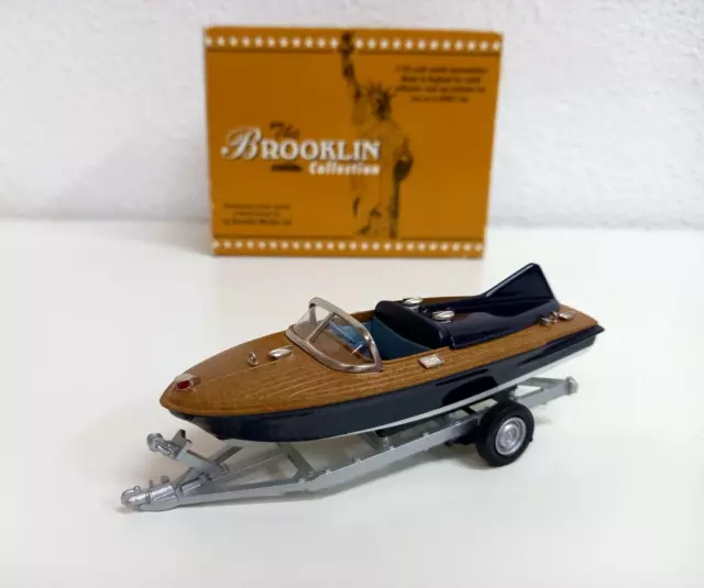 BRK.71 Klassisch American Speedboat 1955 1/43 Brooklin Models Ovp