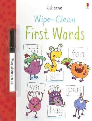 Wipe-Clean First Words [With Dry-Erase Marker] Mixed media product Book The Fast
