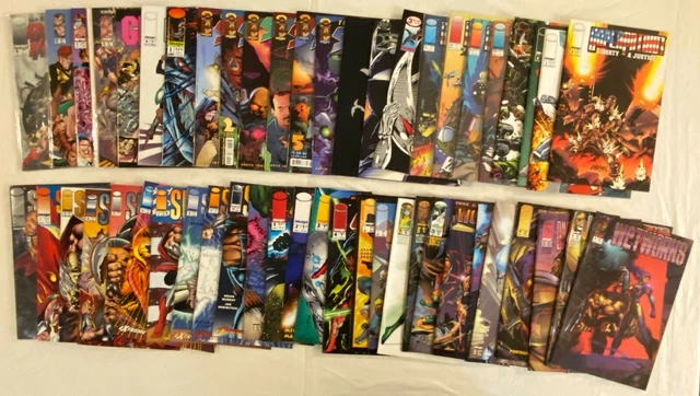 IMAGE COMICS GRAB BAG 59 issues Gen 13 Pitt Supreme Shadowhawk Wildstorm VF