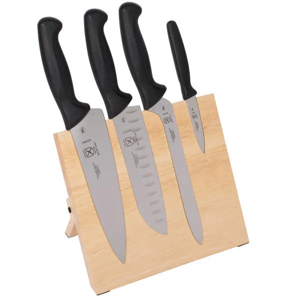 Mercer Culinary Millennia 5-Piece Rubberwood Board Knife Set (select color below