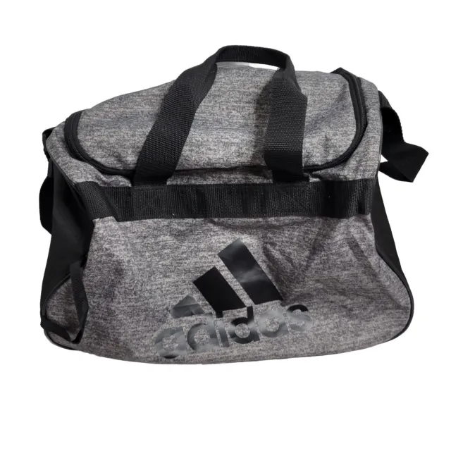 Adidas Bolso de Lona Diablo Talla Pequeña Onix Camiseta Entrenamiento Gimnasio Esencial Correr