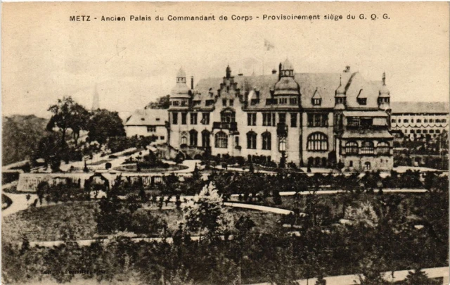 CPA AK METZ Former Palace of the Corps Commander Provisionally Seat (651013)