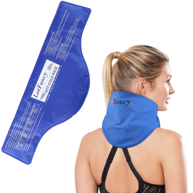 Neck Ice Pack Wrap, Hot Cold Therapy for Shoulders, Cervical, Medication