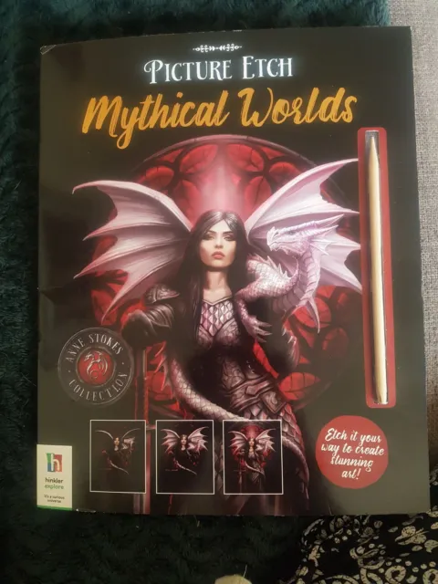 ANNE STOKES Picture Etch Mythical Worlds Art Book