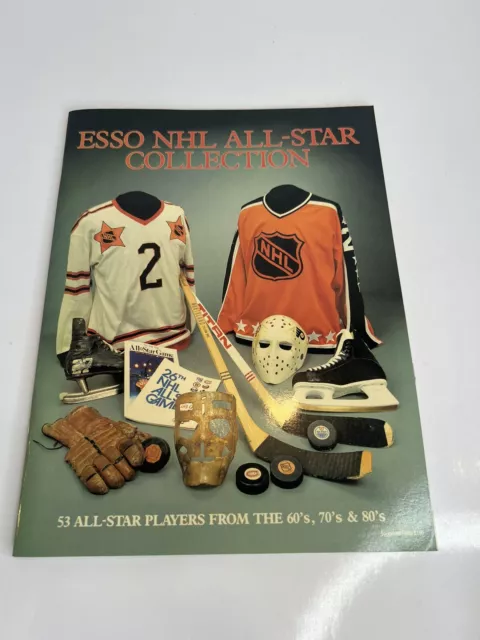 1988 ESSO NHL ALL-STAR 48 Sticker Card Collection & Album Complete all cards VGC