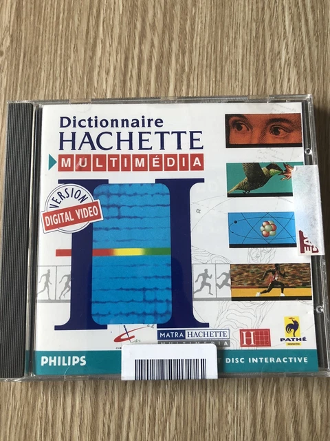 CD-i Philips Dictionnaire Hachette Multimédia - édition 1995 Big Box, Bon état, éducatif