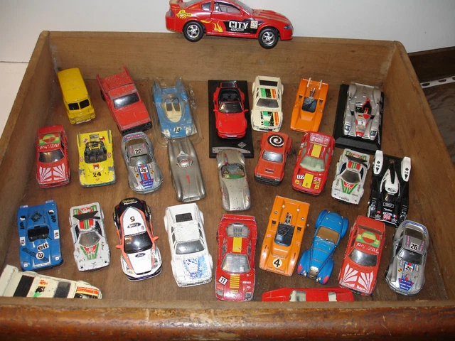 lot miniatures 6 sorti de grenier gorgi norev solido jet car burago ixo + divers