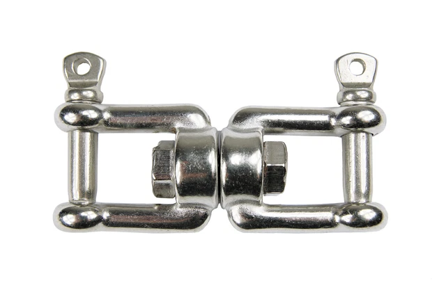 10 Grilli A D In Acciaio Inox 304 - Ganci Di Ancoraggio M6 Per Catene, Cavi, Sartiame - Portante Fino A 25kg