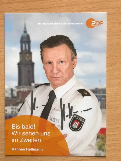 Hannes Hellmann Notruf Hafenkante Autogrammkarte orig signiert TV Film #5683