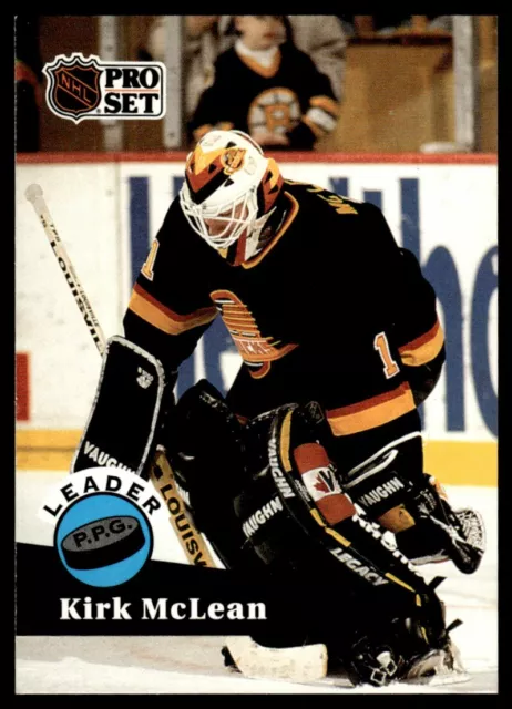 1991-92 Pro Set Platinum - [Base] #239 - Kirk McLean
