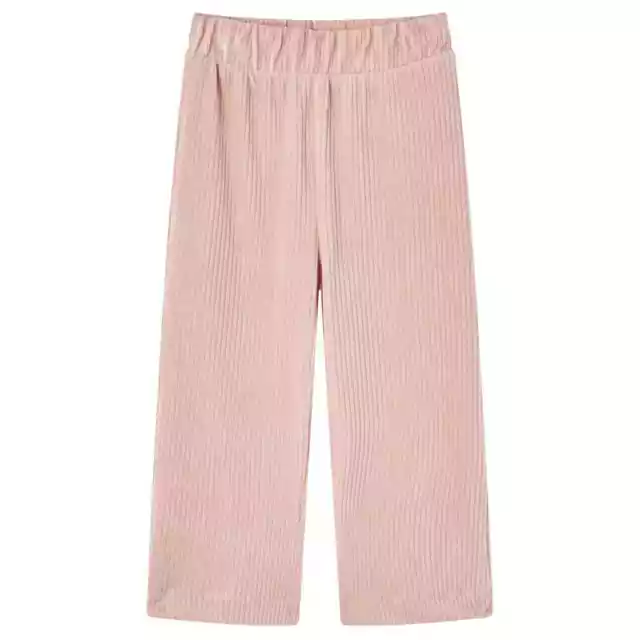 Pantalons pour enfants velours côtelé rose clair 92 S2I3