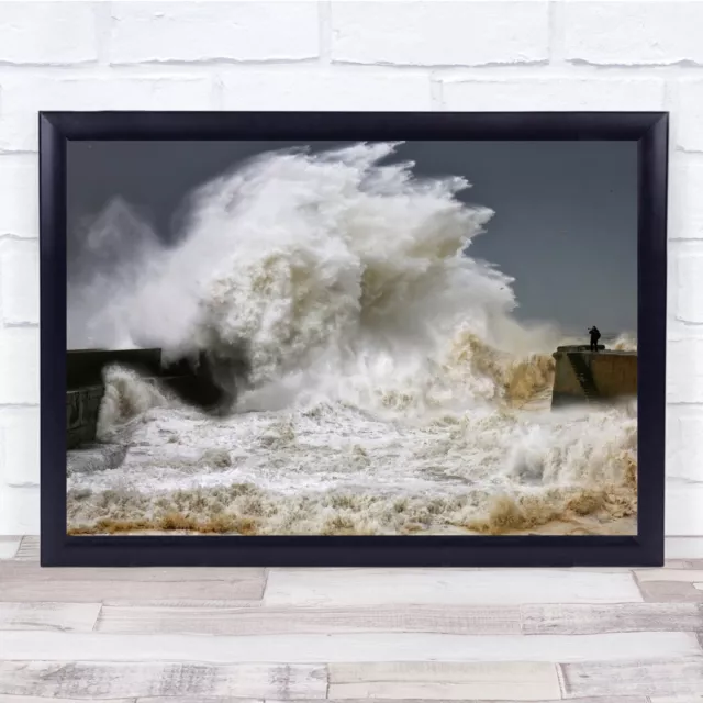 Big Huge Waves Ocean Storm Rage Power Photographer Passion Wall Art Print