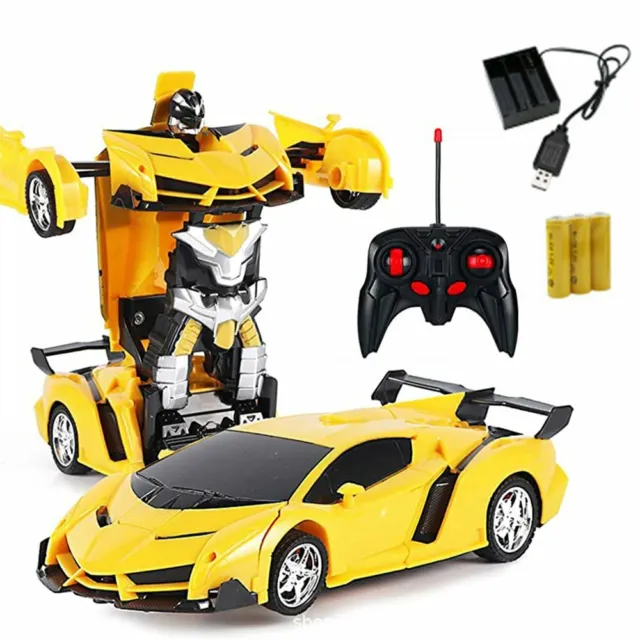 Kinder Auto Rennauto Roboter mit Fernbedienung Motor Wagen Kinder Spielzeug 2021