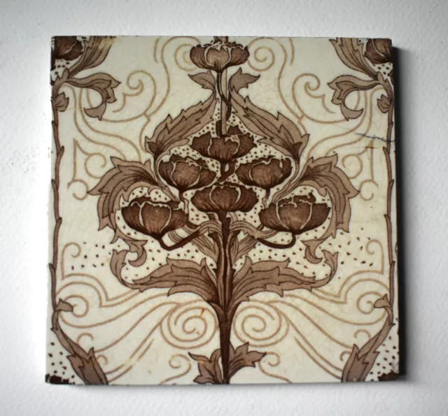 Classic Mintons Transfer Printed Tile c.1898
