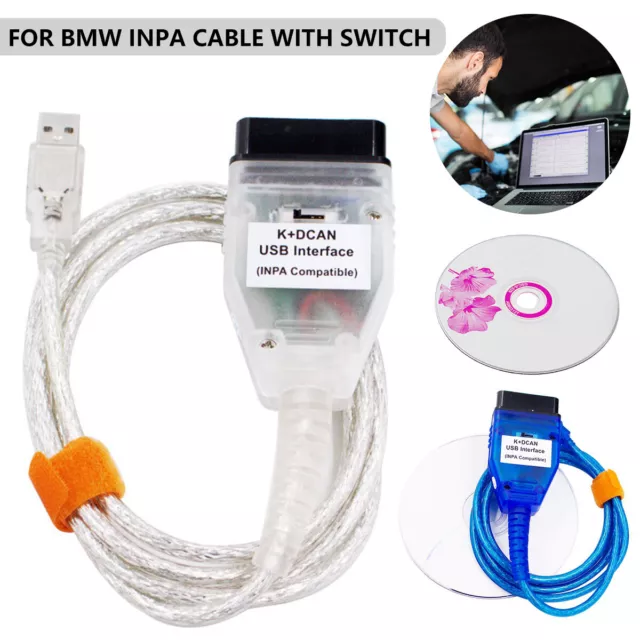 Diagnostic Connector Cable Compatible with INPA K+CAN INPA K DCAN EmvaI