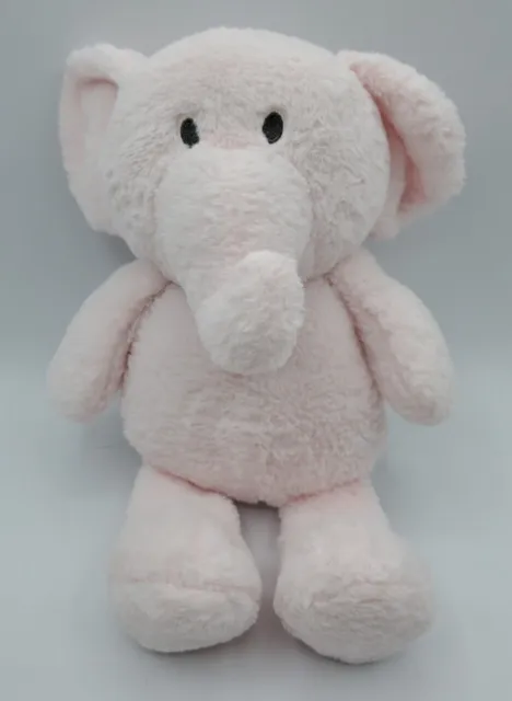 Kellytoy Pink ELEPHANT Stuffed Animal Rattle Crinkle 12" Plush  Baby Toy SOFT
