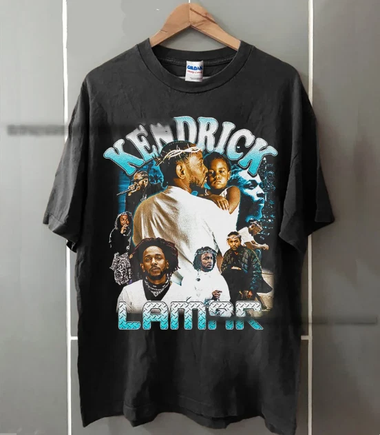 Kendrick Lamar Vintage 90s Graphic Tee, Music Style Shirt LB2159