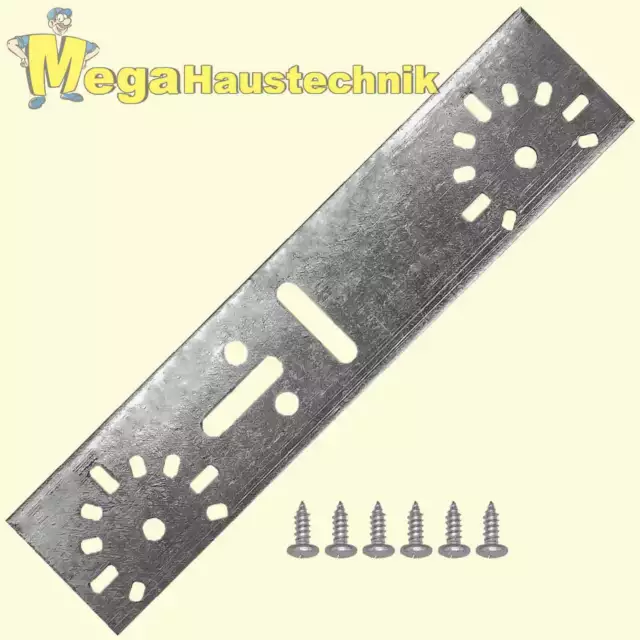 Montageplatte für Wandwinkel Deckenwinkel Stichmaß 153 mm Verbundrohr MP TH U