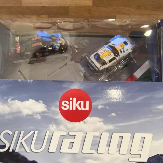 SIKU 6810 Racing GT Challenge mit Porsche 911 GTR3 & Mercedes SLS AMG Neu OVP 2