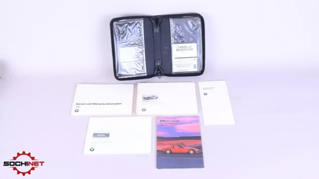 96-02 BMW E36 Z3 Roadster Owners Manual Set Case OEM