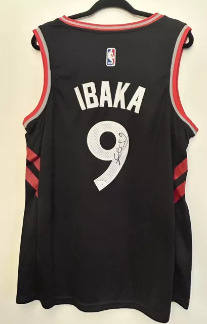 Serge Ibaka Signed Toronto Raptors Jersey FINALS CHAMPION Autographed JSA COA