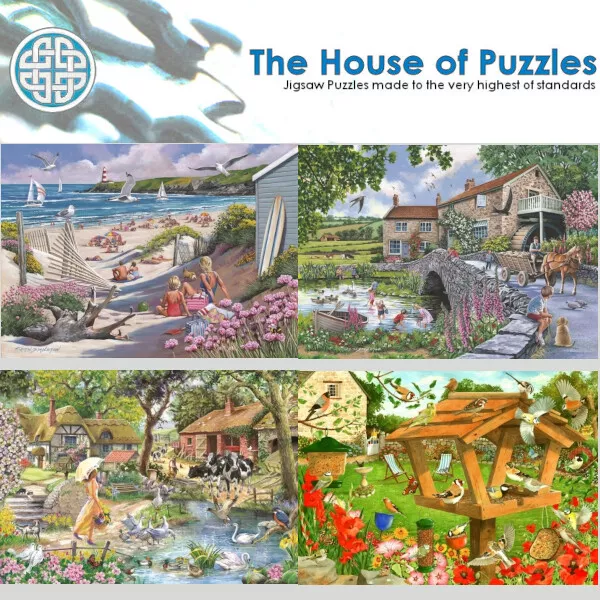 House of Puzzle 1000 piece Jigsaw Puzzles THE FULL COLLECTION OF TITLES, UK MADE