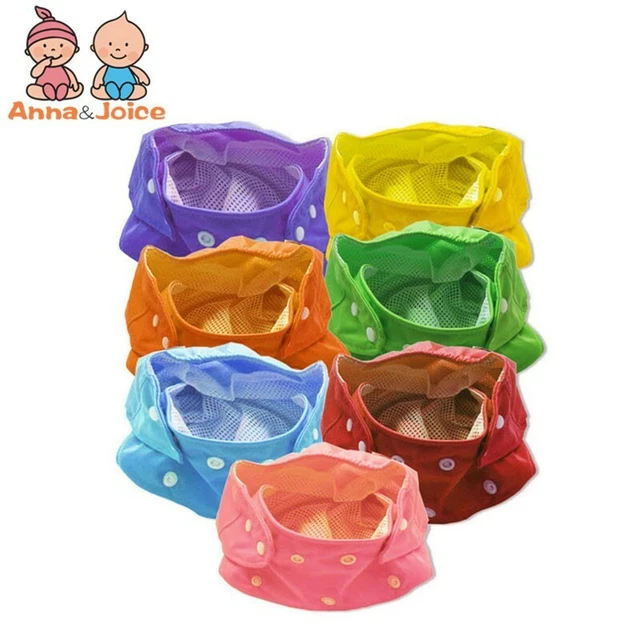 10pc/Lot Summer Kids Infant Reusable Washable Baby Nappy Cover Adjustable Cloth 3