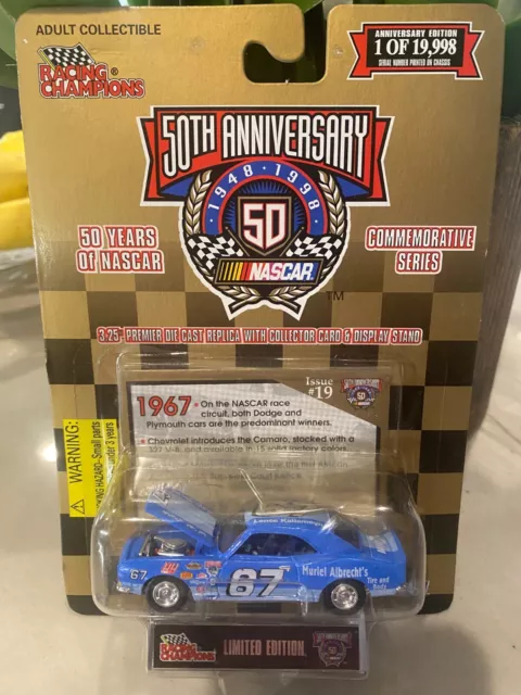 Lance Kallemeyn #67 Blue 1967 Camaro Issue 19 Racing Champions 50th Anniversary