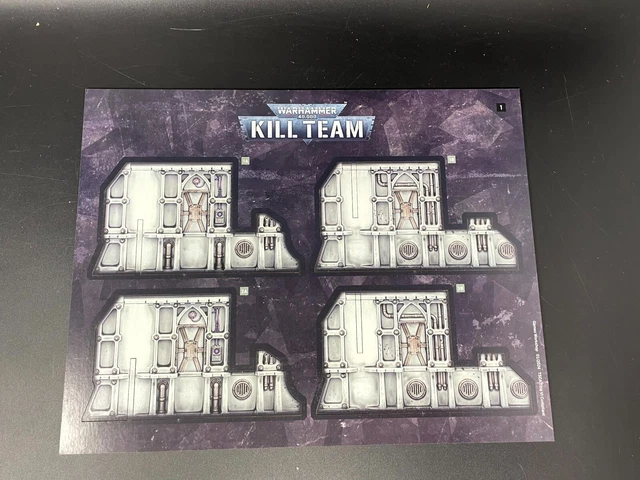 WARHAMMER 40K - Kill Team Starter Set 2024 - MDF Terrain Sheet 1 - MDF ...